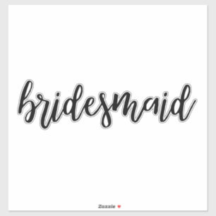 Sticker Bridesmaid