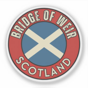 Sticker Bridge of Weir, Écosse