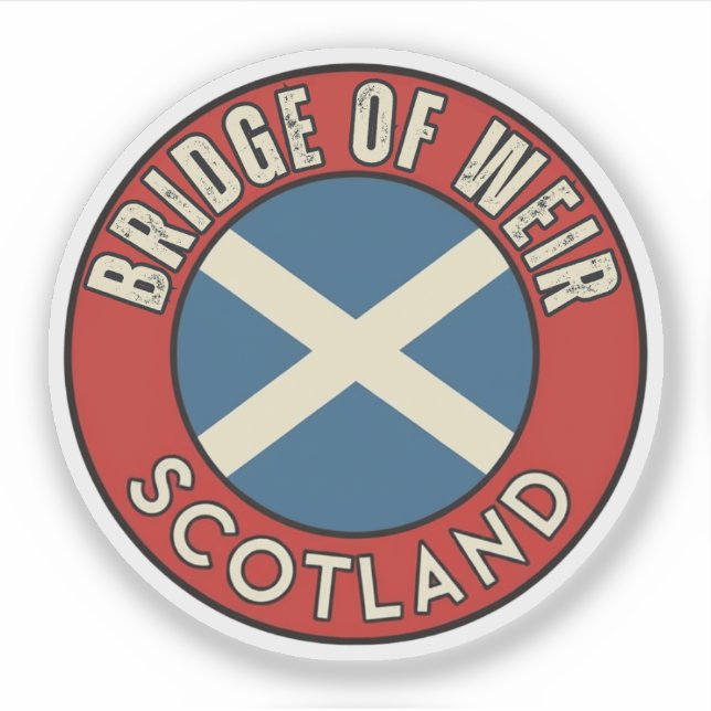Sticker Bridge of Weir, Écosse (Devant)