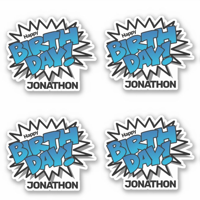 Sticker Bright Blue Bd (Devant)