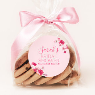 Sticker Bright Rose Floral Fête des mariées Favori