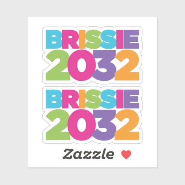 Sticker Brissie 2032 (Feuille)