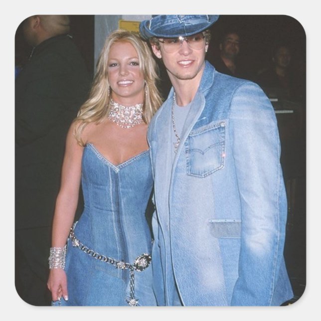 Sticker Britney Spears & Justin Timberlake  (Devant)