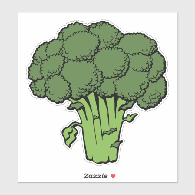 Sticker Broccoli vert (Feuille)