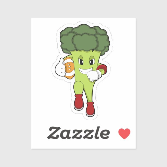 Sticker Brocoli dans le football (Feuille)