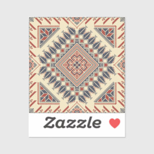 Sticker Broderie palestinienne traditionnelle