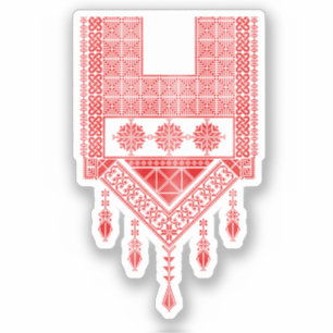 Sticker Broderie traditionnelle de la Croix de Tatreez Rou