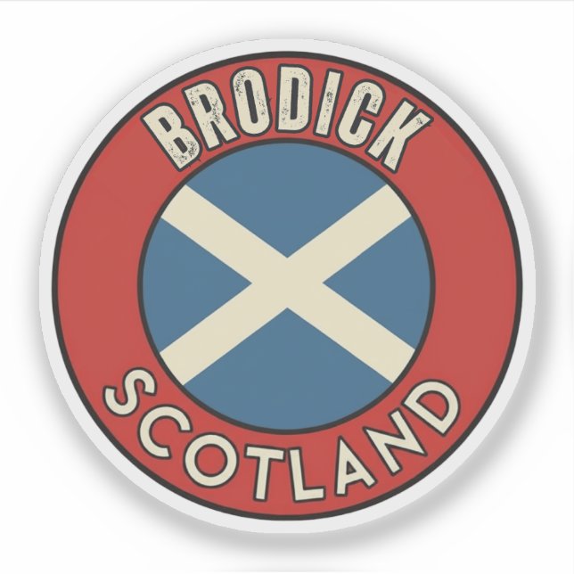 Sticker Brodick, Écosse (Devant)