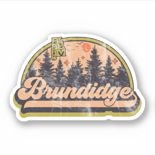 Sticker Brundidge, Alabama (Devant)