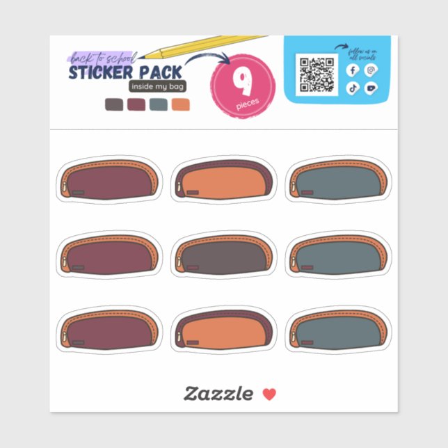 STICKER BTS - À L'INTÉRIEUR DE MON SAC (POUCE PENCILE 02) (Feuille)