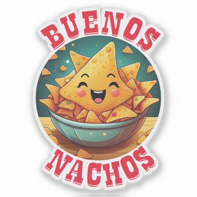 Sticker Buenos Nachos (Devant)