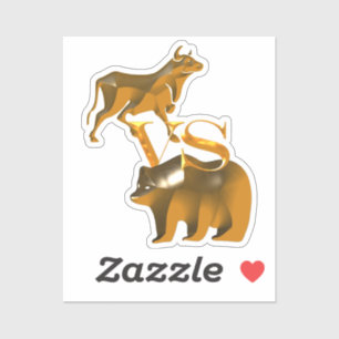 Sticker Bull contre ours