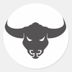 Sticker Bull en colère