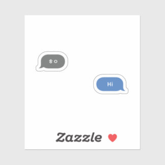 Sticker Bulle Conversation d'argot coréenne ㅎ ㅇ