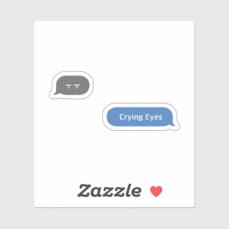 Sticker Bulle Conversation d'argot coréenne ㅜ ㅜ