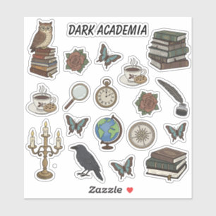 Sticker Bullet Journal Dark Academia 