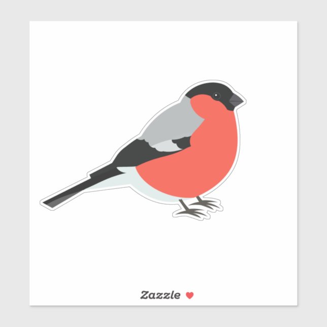 Sticker Bullfinch (Feuille)