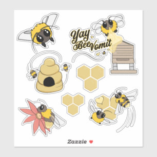 Sticker Bumble Bee