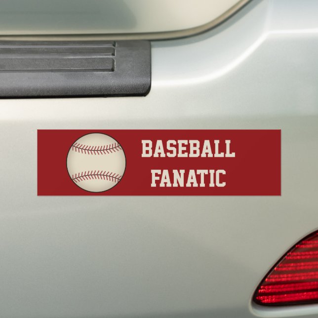 Sticker Bumper de baseball (En voiture)