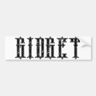 STICKER BUMPER DU GIDGET