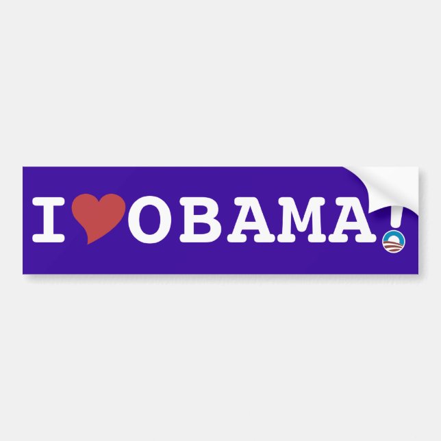 STICKER BUMPER OBAMA (Devant)