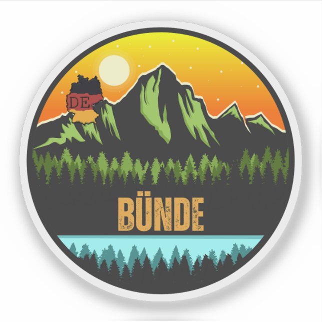 Sticker Bünde, Allemagne (Devant)