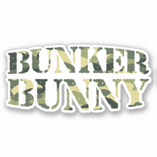 STICKER BUNKER BUNNY CAMO / CAMOUFLAGE