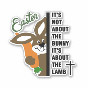 Sticker Bunny de Pâques