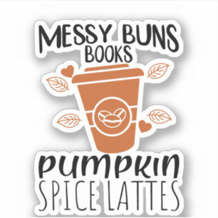 Sticker Buns, Livres, Lattes Citrouilles