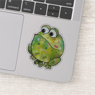 Sticker Bunter Grenouille