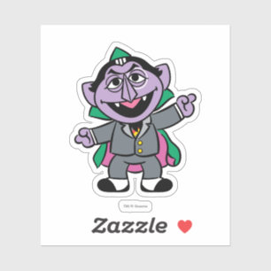 Sticker C est pour Count von Count Ajouter Votre Nom