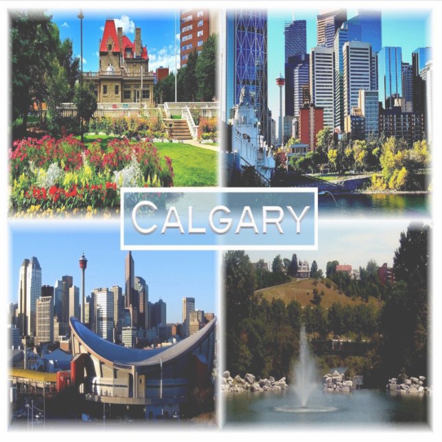 Sticker CA Alberta - Calgary - Garden of Blue Blood - (Devant)