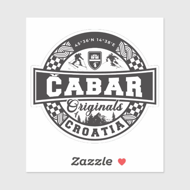 Sticker Čabar Originals (Feuille)
