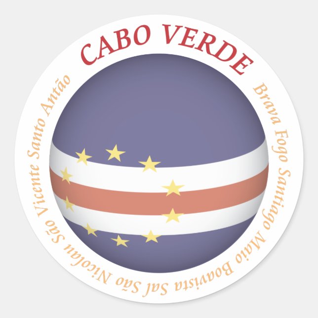 Sticker Cabo Verde (Devant)