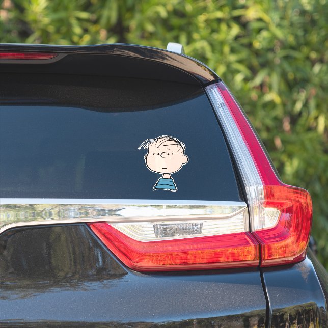 Sticker cacahuètes | Portrait de Linus (Côté voiture)