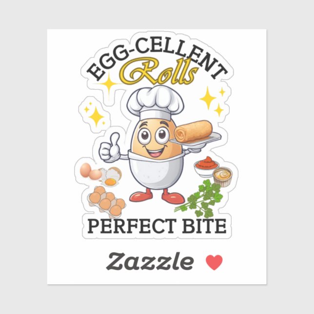 Sticker Cachet d'oeufs Roule Parfait Bite (Feuille)