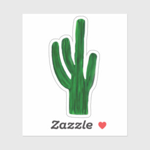 Sticker Cactus vert