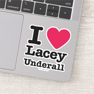 Sticker Caddyshack   I Love Lacey Underall