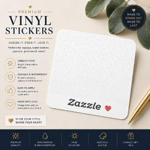 Sticker Cadeau à motif point minimaliste de luxe