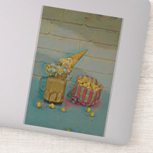 Sticker Cadeau amoureux de crème glacée