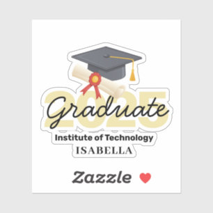 Sticker Cadeau de fin d'études personnalisé - Promotion 20