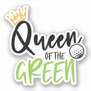 Sticker Cadeau de golf Reine du Vert