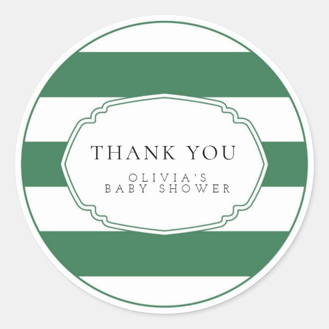 sticker cadeau de golf vert (Devant)