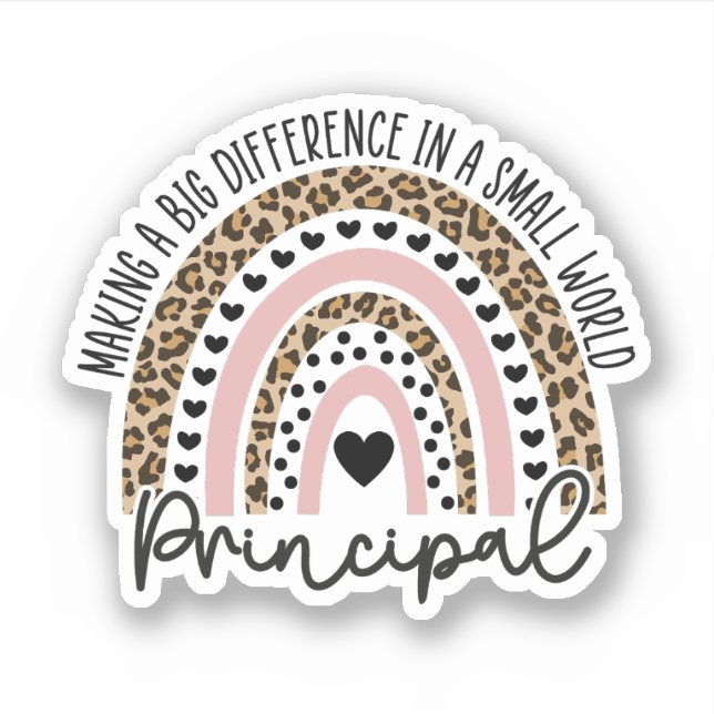 Sticker Cadeau De L'Équipe Principale Pour L'École Princip (Devant)