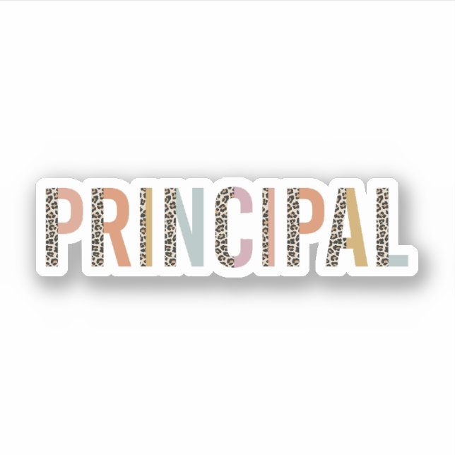 Sticker Cadeau De L'Équipe Principale Pour L'École Princip (Devant)