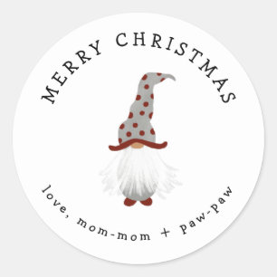 sticker cadeau de Noël Little Gnome