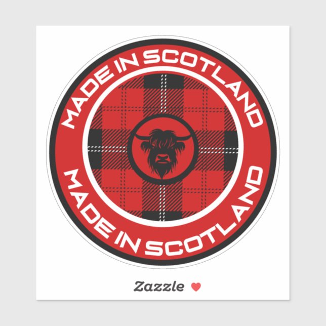 Sticker Cadeau de patriote écossais  (Feuille)