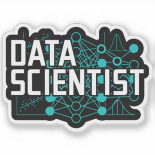 Sticker Cadeau de scientifique de données et d'analyste de