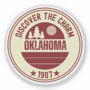 Sticker Cadeau d'État Oklahoma Sooners - OK
