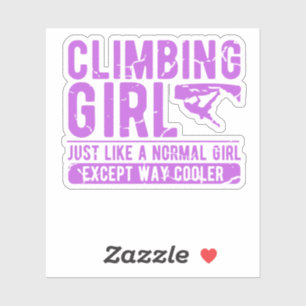 Sticker Cadeau pour Escalades - Epineuse de rock pour femm